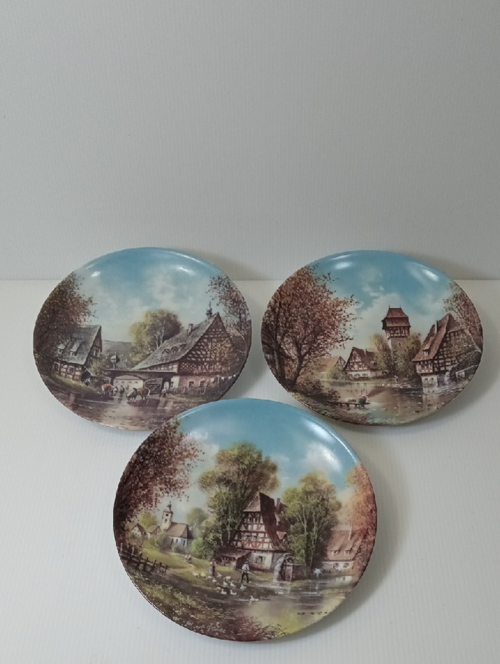 Vintage 1990/1991 Johann Seltmann Vohenstrauß Porcelain Collector Plates